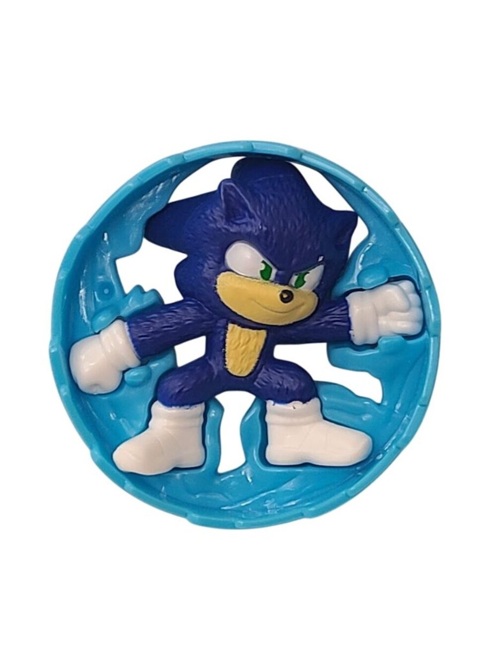 2024 McDonalds Sonic The Hedgehog 3 Sonic Blue Roller Happy Meal Toy